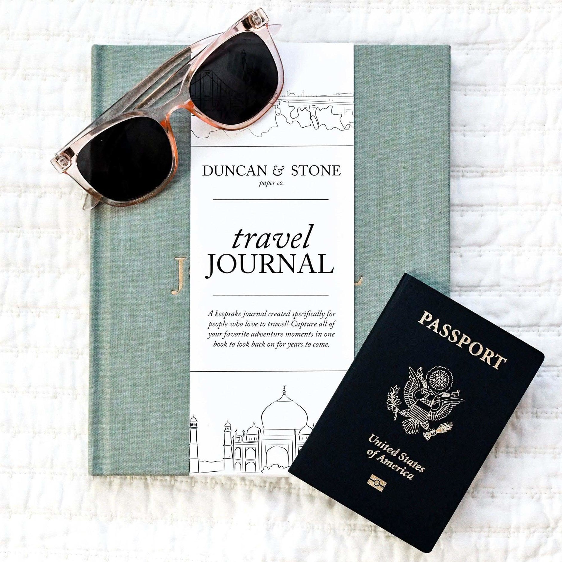 Duncan & Stone Paper Co. Travel Journal Book - SwagglyLife Home & Fashion